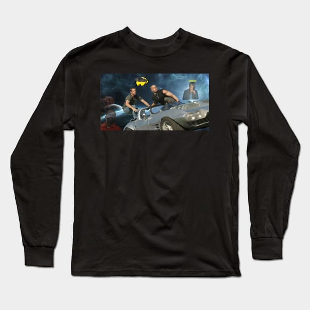 Fast and Furious in Space Long Sleeve T-Shirt by Agi and Taco